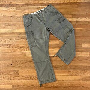 Polo Ralph Lauren Surplus Green Heavyweight Cargo Mountain Pants  - Men's 36x30